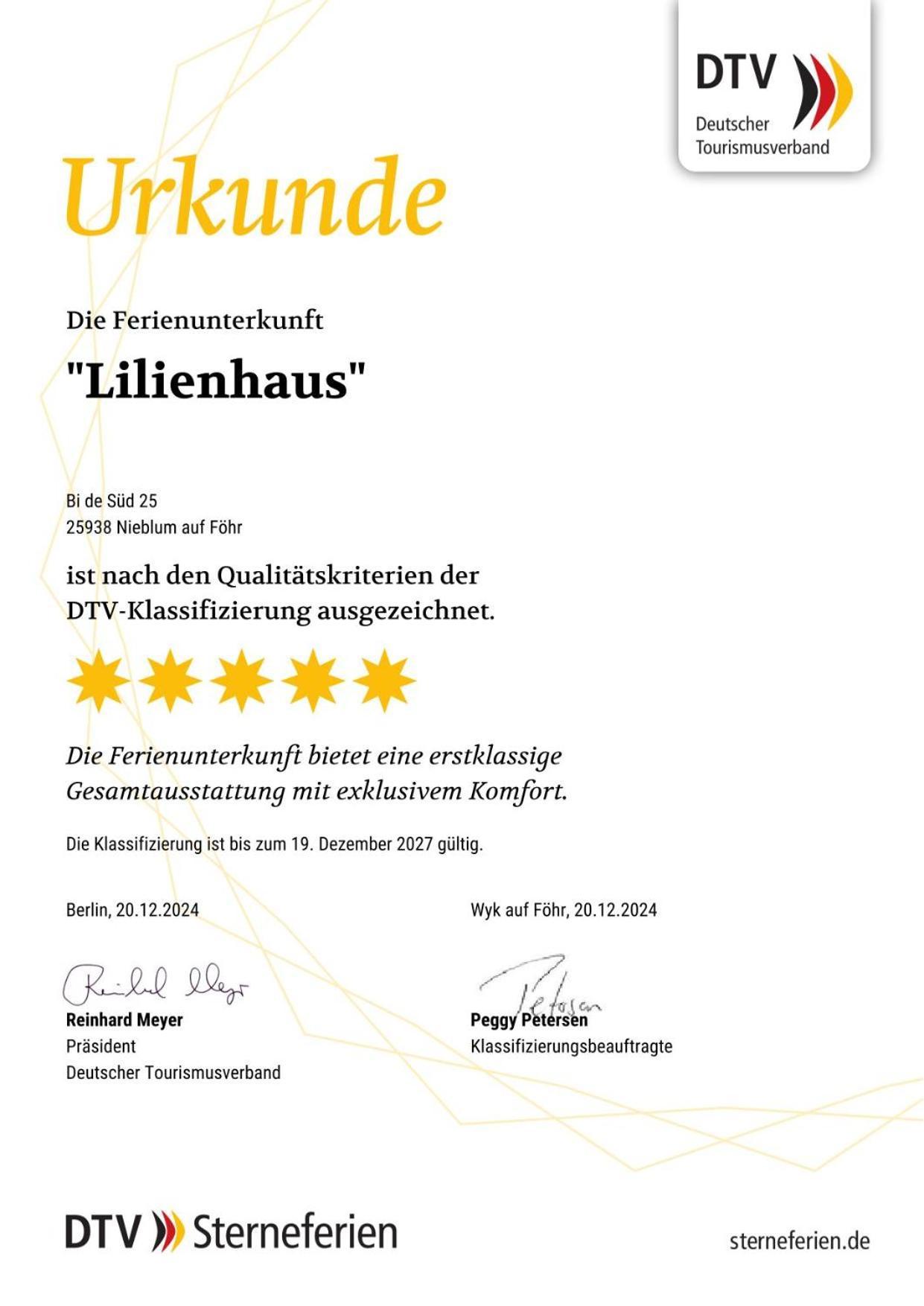 Das Lilienhaus นีบลูม ภายนอก รูปภาพ